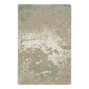 Pemberly Row 24&quot x 36&quot Wool Indoor Rug in Ivory/Green Finish