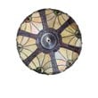 Pemberly Row Modern 2-Light Glass Ceiling Pendant in Multi-Color