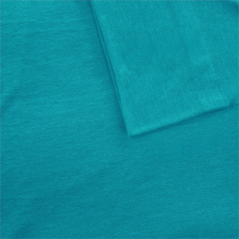 Pemberly Row Cotton Jersey Knit All Season Sheet Set in Teal Twin XL