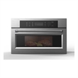 Pemberly Row Stainless Steel Air Fryer & Convection Built In Microwave