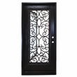 Pemberly Row Polyurethane Exterior Door with Left-Hand Single Inward in Espresso