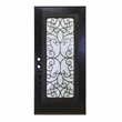 Pemberly Row Polyurethane Exterior Door with Left-Hand Single Inward in Espresso