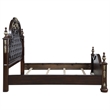 Pemberly Row Contemporary Solid Wood King Bed in Madeira Brown