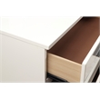 Pemberly Row Contemporary 6-Drawer Wood Dresser in White Finish