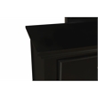 Pemberly Row Contemporary 8-Drawer Wood Dresser in Black Finish