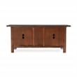 Pemberly Row 4-Door Reclaimed Pine Wood Blue Sideboard Buffet