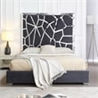 Pemberly Row Queen Velvet Bed with Silver Metal Frame in Gray Color