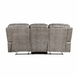Pemberly Row 2-Piece Microfiber Double Reclining Sofa Set in Grayish brown