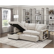 Pemberly Row Modern Boucle Sectional with Left Chaise in Beige