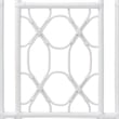 Pemberly Row Bohemian White Rattan Queen Size Standalone Headboard