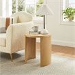Pemberly Row Modern / Contemporary Wood End Table in Oak Finish