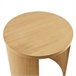 Pemberly Row Modern / Contemporary Wood End Table in Oak Finish