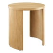 Pemberly Row Modern / Contemporary Wood End Table in Oak Finish
