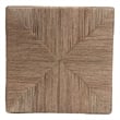 Pemberly Row Contemporary Japandi Natural Seagrass Coffee Table