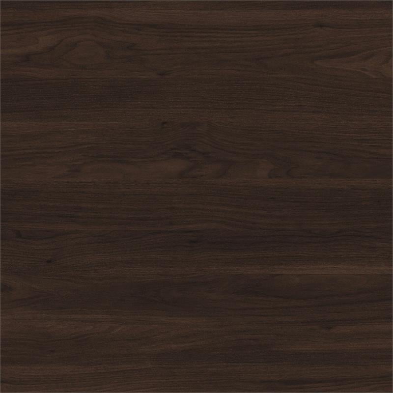 Pemberly Row Tall 5 Shelf Bookcase in Black Walnut - Engineered Wood