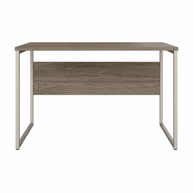 Pemberly Row 48W x 24D Computer Table Desk in Modern Hickory - Engineered Wood