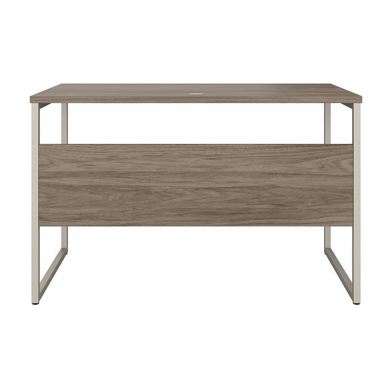 Pemberly Row 48W x 24D Computer Table Desk in Modern Hickory - Engineered Wood