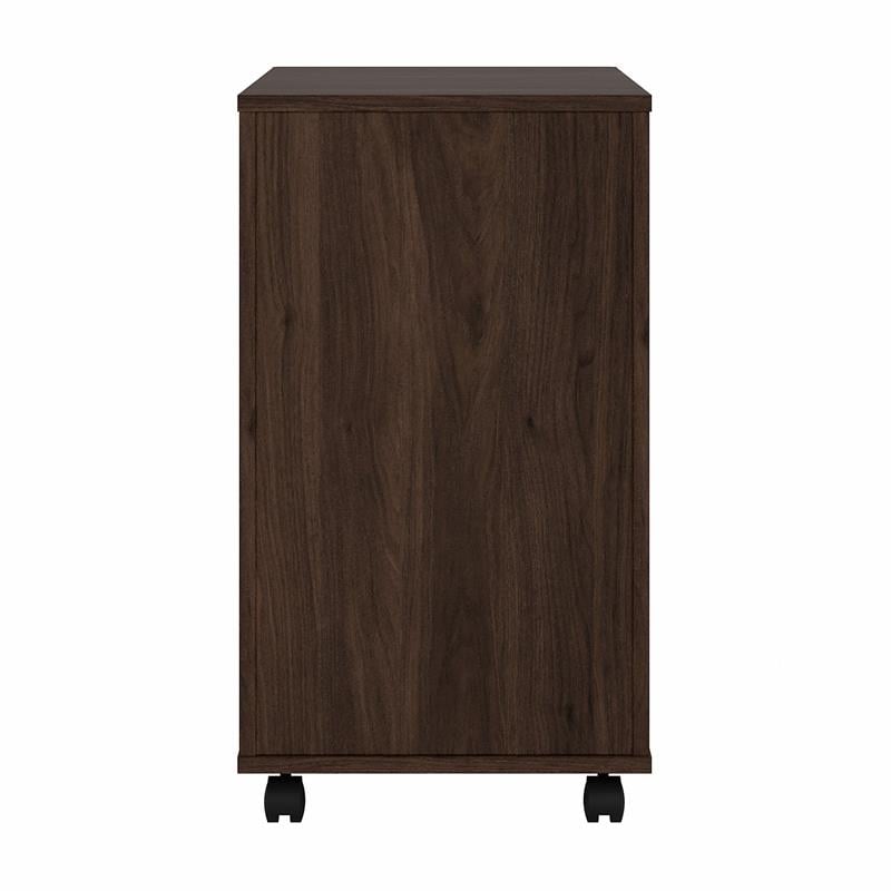 Pemberly Row 2 Drawer Mobile File Cabinet in Black Walnut - Engineered Wood