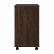 Pemberly Row 2 Drawer Mobile File Cabinet in Black Walnut - Engineered Wood