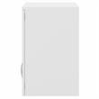 Pemberly Row Wall Cabinet with Doors and Shelves in White - Engineered Wood