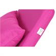 Pemberly Row Floor Chairs Pink Linen Sleeper Dorm Bed Couch Lounger Sofa