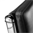 Pemberly Row High Back Contemporary Faux Leather Executive Office Chair in Black