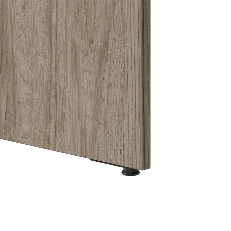 Pemberly Row 72W Boat Shaped Conference Table in Hickory - Engineered Wood