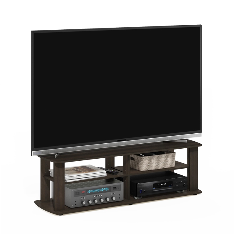 Pemberly Row Wood Entertainment Center TV Stand for TV up to 50