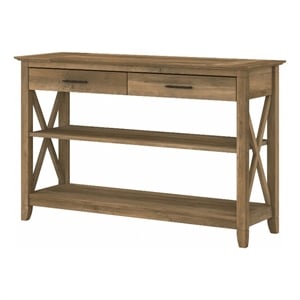Pemberly Row Console Table with Drawers in Reclaimed Pine - Engineered Wood