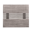 Pemberly Row Outdoor 4Pc Conversation Set in Gray Eucalyptus Wood with Cushions