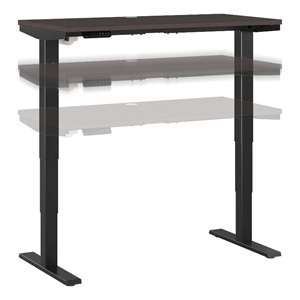 Pemberly Row 48W x 24D Height Adjustable Standing Desk - Engineered Wood