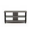 Pemberly Row Wood 3-Tier TV Stand for TV up to 32