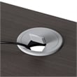 Pemberly Row 72W x 72D L Shaped Reception Desk in Storm Gray - Engineered Wood