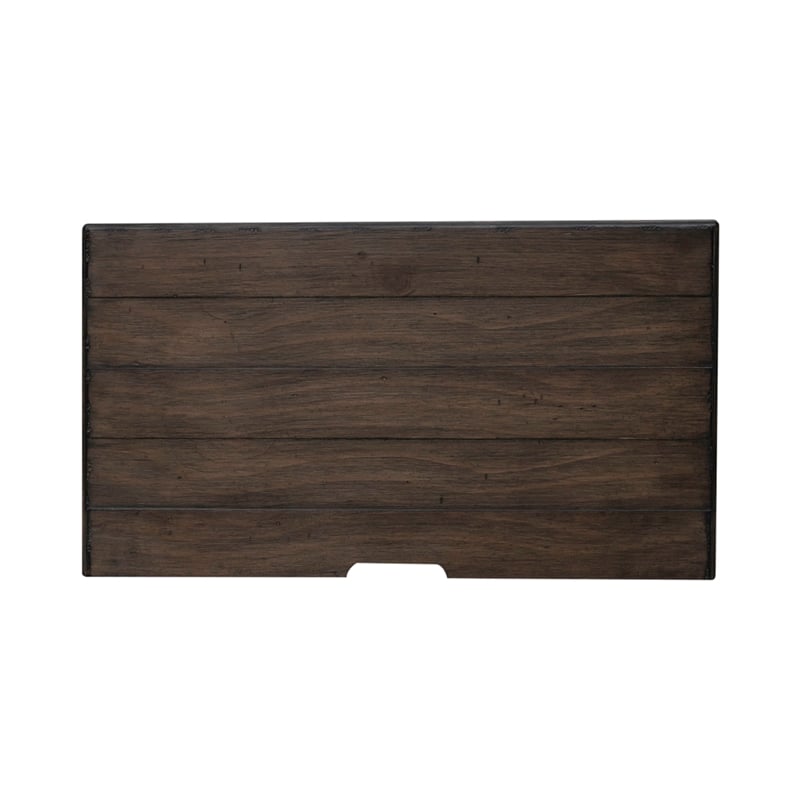 Pemberly Row Modern 3 Drawer Nightstand with Charging Station