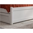 Pemberly Row Twin XL Solid Wood Panel Platform Bed with Storage Drawers in White