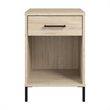 Pemberly Row End Table with Drawer in Natural Elm - Engineered Wood