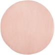 Pemberly Row 8' x Round Pink Fabric Outdoor Area Rug (8' Round)