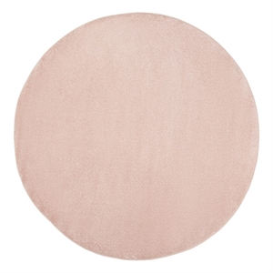 Pemberly Row 8' x Round Pink Fabric Outdoor Area Rug (8' Round)