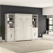 Pemberly Row Full Murphy Bed and Wardrobes (113W) - Engineered Wood in White