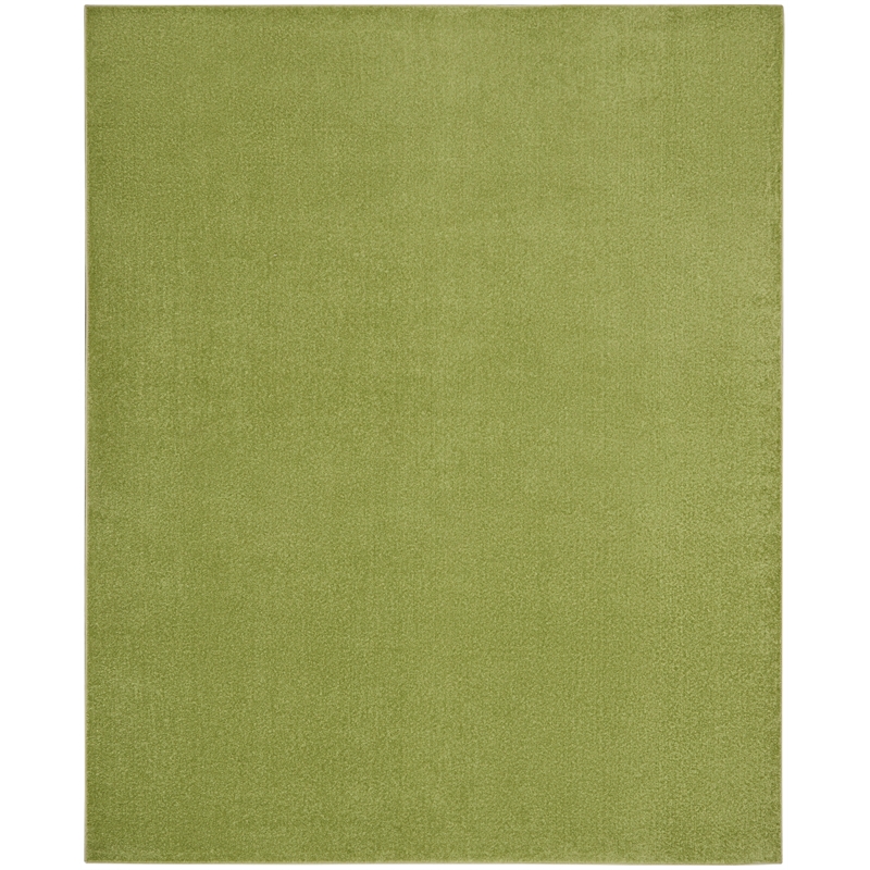 Pemberly Row 8' x 10' Green Fabric Outdoor Area Rug (8' x 10')