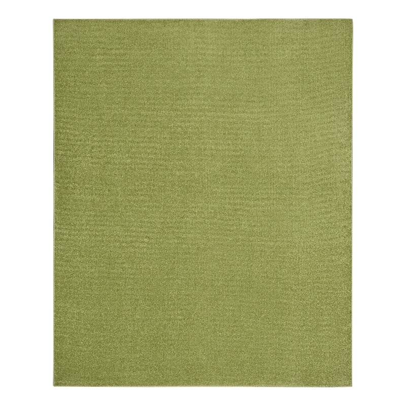 Pemberly Row 8' x 10' Green Fabric Outdoor Area Rug (8' x 10')