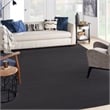 Pemberly Row 12' x 15' Black Fabric Outdoor Area Rug (12' x 15')