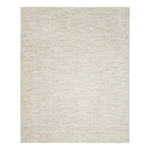 Pemberly Row 8' x 10' Ivory Beige Fabric Outdoor Area Rug (8' x 10')