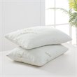 Pemberly Row Rayon and Polyester Fabric Standard/Queen Size Pillow in White