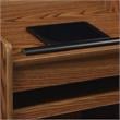 Pemberly Row Modern Wood Aristocrat Non-Sound Lectern in Medium Oak