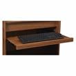 Pemberly Row Modern Wood Aristocrat Non-Sound Lectern in Medium Oak