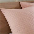 Pemberly Row 7-Piece Farmhouse Cotton Jacquard Comforter Set in Pink
