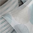 Pemberly Row Modern 9-Piece Cotton Comforter and Sheet Set - Aqua