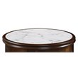 Pemberly Row Set of 2 Contemporary End Tables in Espresso Wood