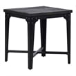 Pemberly Row Set of 2 Square End Tables in Distressed Tobacco Brown